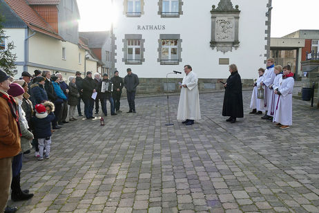 Eröffnung der Adventszeit auf dem Naumburger Marktplatz